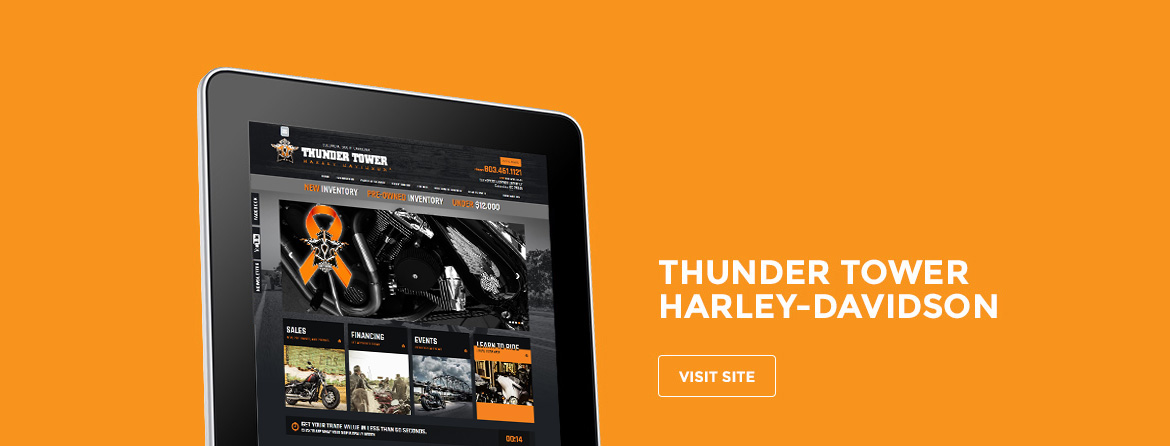 Thunder Tower Harley-Davidson® is a happy client of Dealer Spike